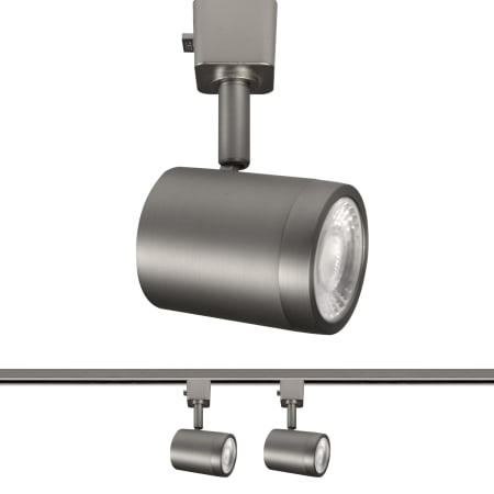 A large image of the WAC Lighting H-8010-30-2 Brushed Nickel
