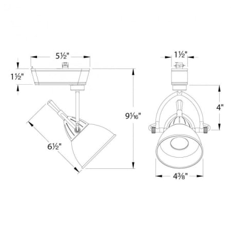 A large image of the WAC Lighting H-LED710F WAC Lighting H-LED710F