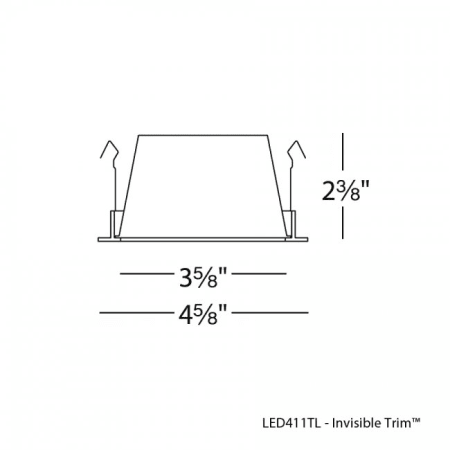 A large image of the WAC Lighting HR-LED411TL WAC Lighting HR-LED411TL