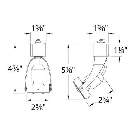 A large image of the WAC Lighting HTK-104LED WAC Lighting-HTK-104LED-Line Drawing