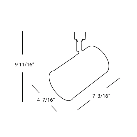 A large image of the WAC Lighting HTK-704 WAC Lighting-HTK-704-Line Drawing