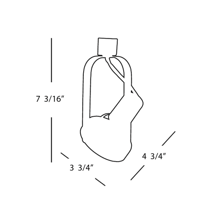 A large image of the WAC Lighting HTK-763 WAC Lighting-HTK-763-Line Drawing