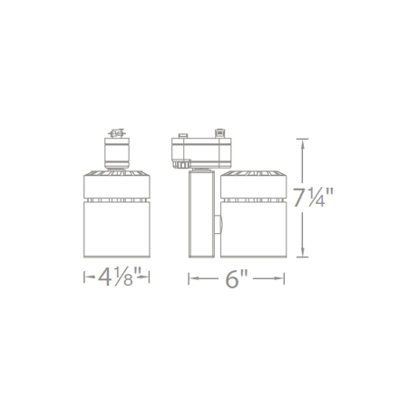 A large image of the WAC Lighting J-1052F WAC Lighting-J-1052F-Line Drawing