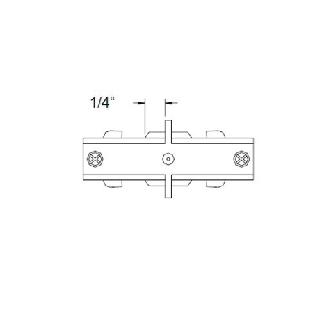 A large image of the WAC Lighting J2-I WAC Lighting-J2-I-Line Drawing