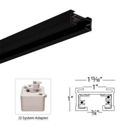 A large image of the WAC Lighting J2-IDEC WAC Lighting-J2-IDEC-Dimensional View