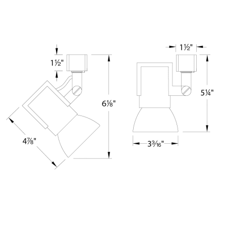 A large image of the WAC Lighting JTK-773 WAC Lighting-JTK-773-Line Drawing