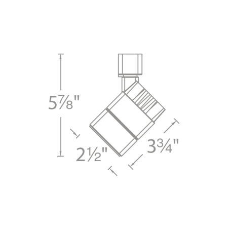 A large image of the WAC Lighting L-LED207-30 WAC Lighting-L-LED207-30-Line Drawing