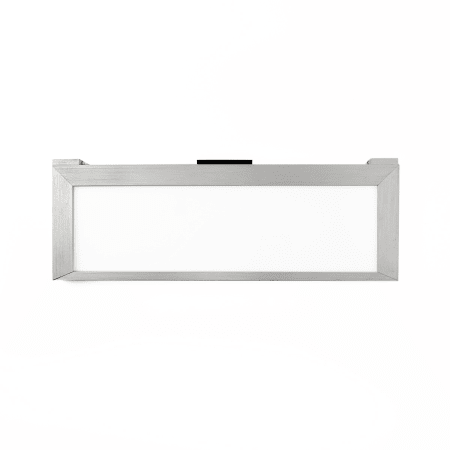 A large image of the WAC Lighting LN-LED12P Brushed Aluminum / 3000K