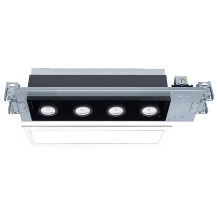 A large image of the WAC Lighting MT-4415T-9 White Black / 3500K