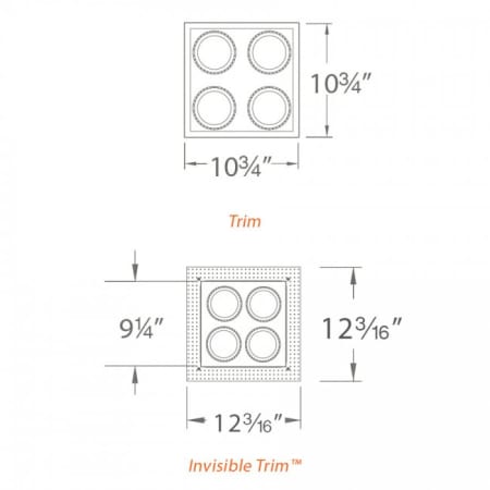 A large image of the WAC Lighting MT-4LD226T WAC Lighting-MT-4LD226T-Line Drawing