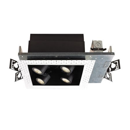 A large image of the WAC Lighting MT-4LD221NE-F Black / 3500