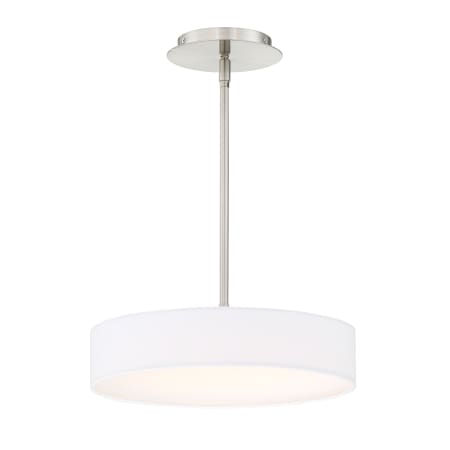 A large image of the WAC Lighting PD-13714 Brushed Nickel