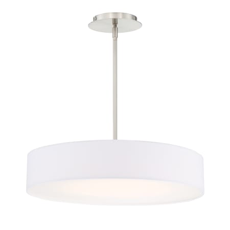 A large image of the WAC Lighting PD-13720 Brushed Nickel