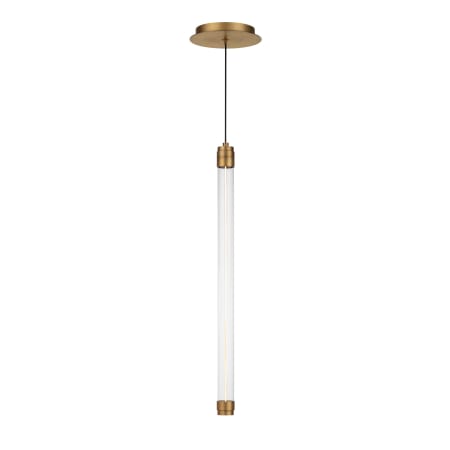 A large image of the WAC Lighting PD-51322 Aged Brass