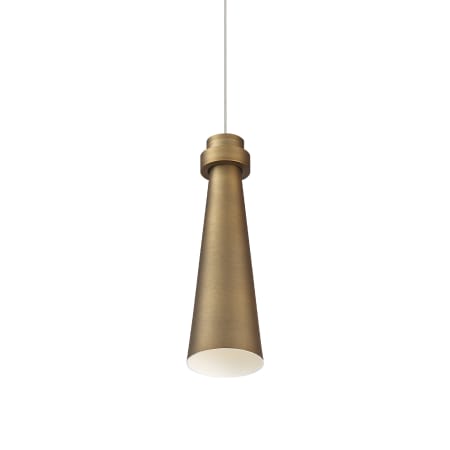 A large image of the WAC Lighting PD-72912-T24 Aged Brass
