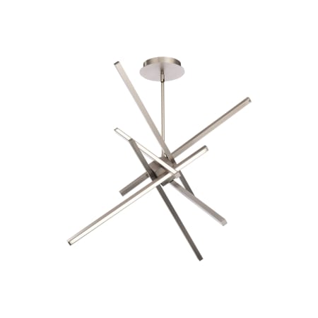 A large image of the WAC Lighting PD-73129 Brushed Nickel