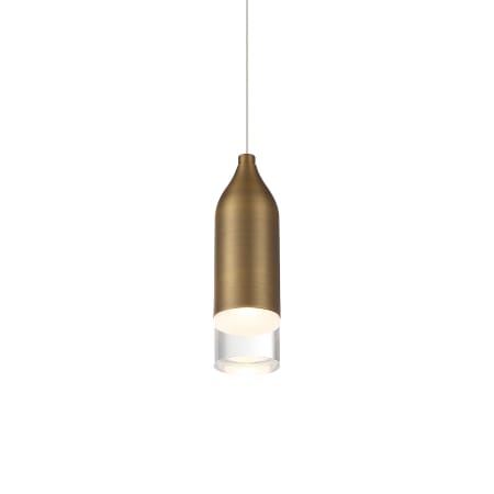 A large image of the WAC Lighting PD-76908-T24 Aged Brass