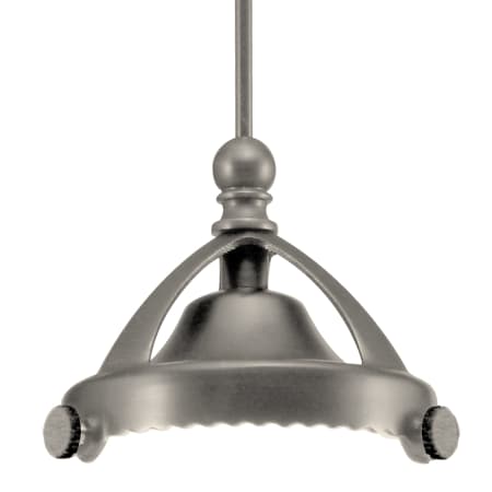 A large image of the WAC Lighting QP-LED403 Brushed Nickel