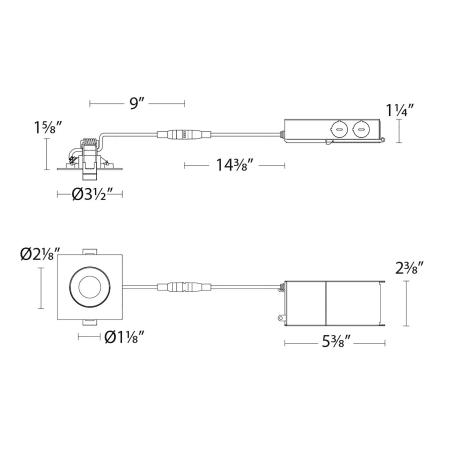 A large image of the WAC Lighting R2ESAR-W930-24 Alternate View