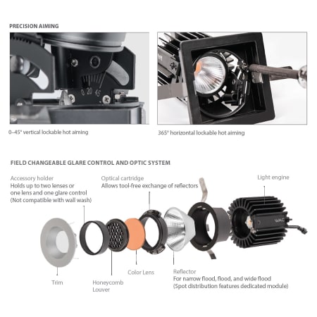 A large image of the WAC Lighting R2RAT-F WAC Lighting-R2RAT-F-Features