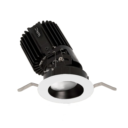 A large image of the WAC Lighting R2RAT-F Black White / 4000K / 85CRI