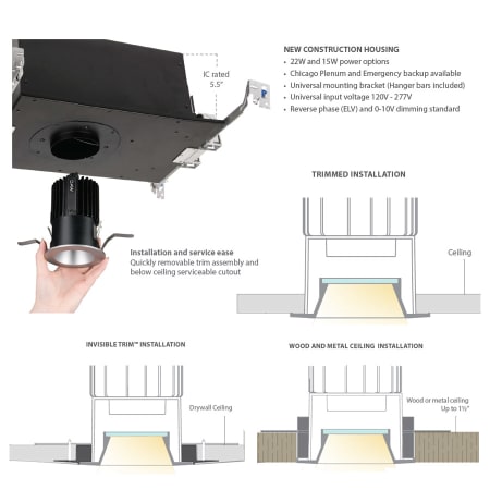 A large image of the WAC Lighting R2RD1T-S WAC Lighting-R2RD1T-S-Features