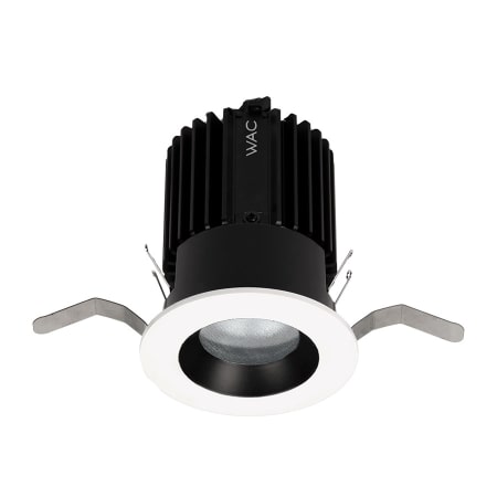 A large image of the WAC Lighting R2RD1T-W Black White / 3500K / 85CRI