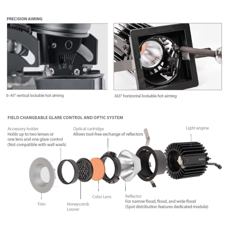 A large image of the WAC Lighting R2SCL-L1 WAC Lighting-R2SCL-L1-Features