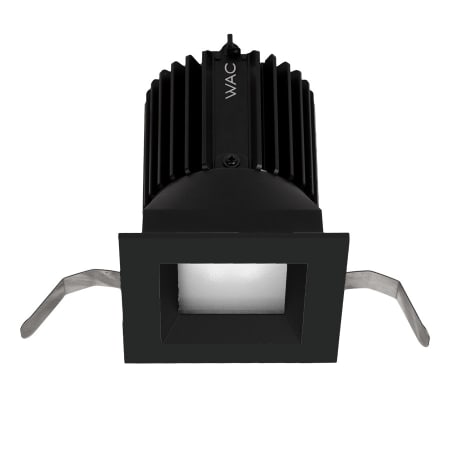 A large image of the WAC Lighting R2SD1T-N Black / 2700K / 85CRI