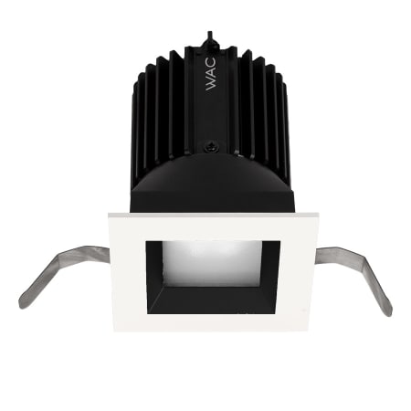 A large image of the WAC Lighting R2SD1T-S Black White / 2700K / 90CRI