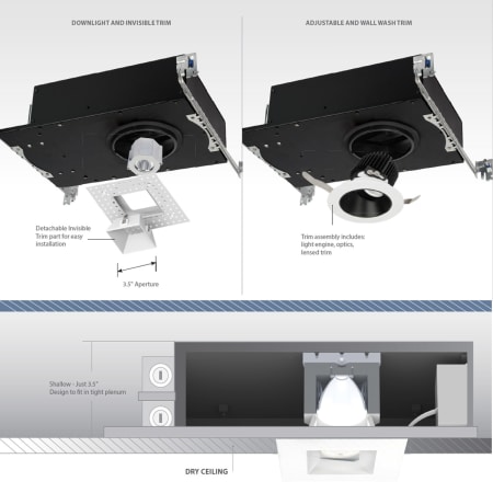 A large image of the WAC Lighting R3ARWT-ACC24 WAC Lighting-R3ARWT-ACC24-Aether Info