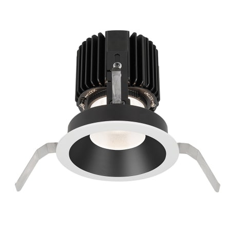 A large image of the WAC Lighting R4RD1T-S Black White / 4000K / 85CRI