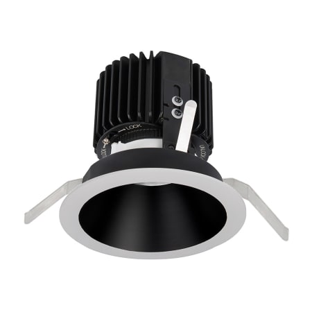 A large image of the WAC Lighting R4RD2T-F Black White / 3000K / 85CRI