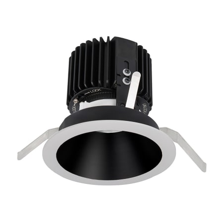 A large image of the WAC Lighting R4RD2T-W Black White / 4000K / 85CRI