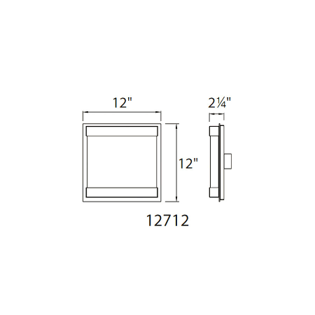 A large image of the WAC Lighting WS-12712 WAC Lighting WS-12712