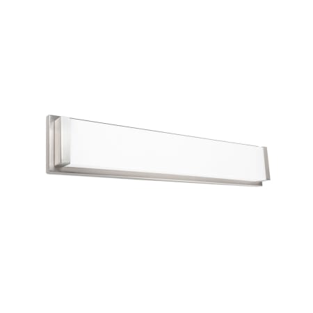 A large image of the WAC Lighting WS-180127 Brushed Nickel / 3000K