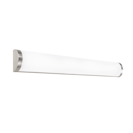 A large image of the WAC Lighting WS-180237 Brushed Nickel / 3000K