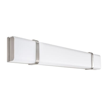 A large image of the WAC Lighting WS-180337 Brushed Nickel / 3000K