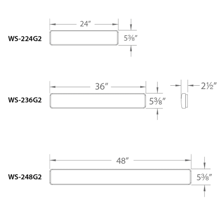 A large image of the WAC Lighting WS-224-CS Alternate View