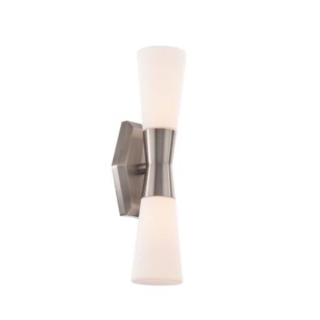 A large image of the WAC Lighting WS-30018 Brushed Nickel