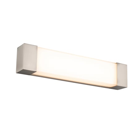 A large image of the WAC Lighting WS-38024 Brushed Nickel