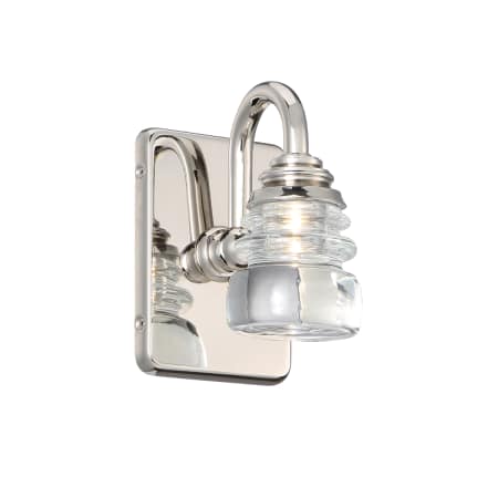 A large image of the WAC Lighting WS-42505 Polished Nickel