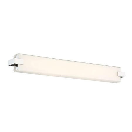 A large image of the WAC Lighting WS-79628-35 Polished Nickel