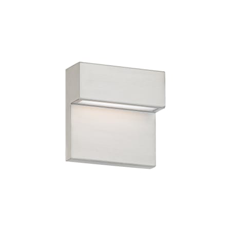 A large image of the WAC Lighting WS-W25106-30 Brushed Aluminum