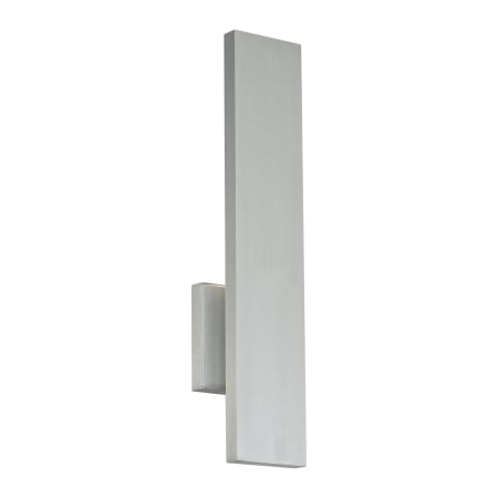 A large image of the WAC Lighting WS-W29118-35 Brushed Aluminum