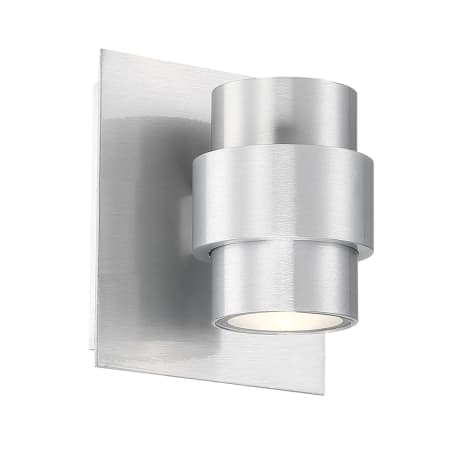 A large image of the WAC Lighting WS-W64906 Brushed Aluminum
