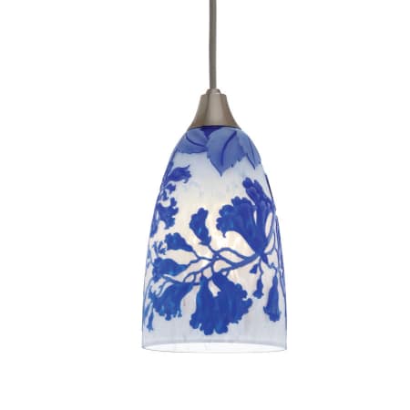 A large image of the WAC Lighting HTK-F2-484 Blue / Brushed Nickel