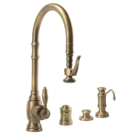 A large image of the Waterstone 5600-4 Tuscan Brass