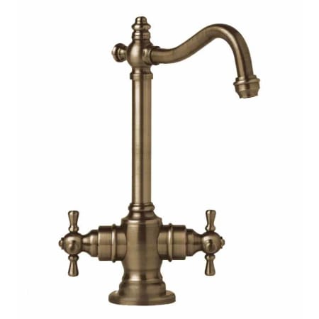 A large image of the Waterstone 1150HC Distressed Antique Brass