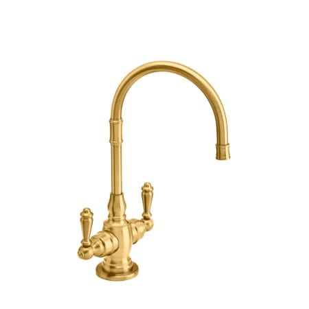 A large image of the Waterstone 1202HC Satin Brass